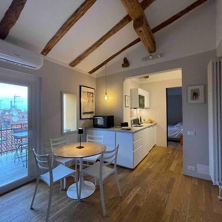 Romantic Attic Room With Panoramic View 博洛尼亚 外观 照片